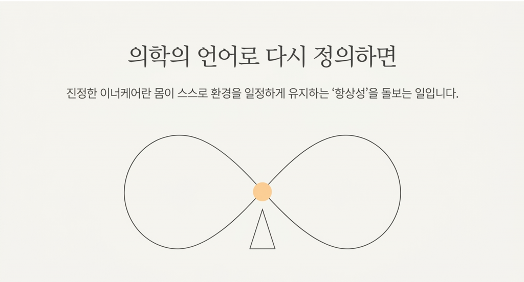 이너케어란 스스로의 항상성을 조절하는 능력
